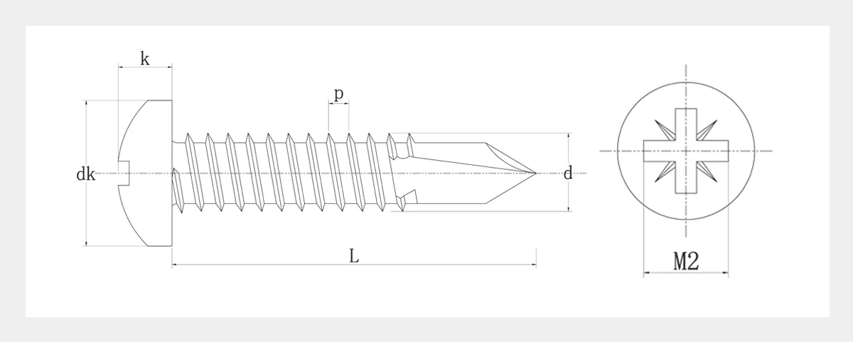 Countersunk Self Drilling Metal Screws-JIS B 1124-2D Countersunk Self Drilling Metal Screws-JIS B 1124-2D